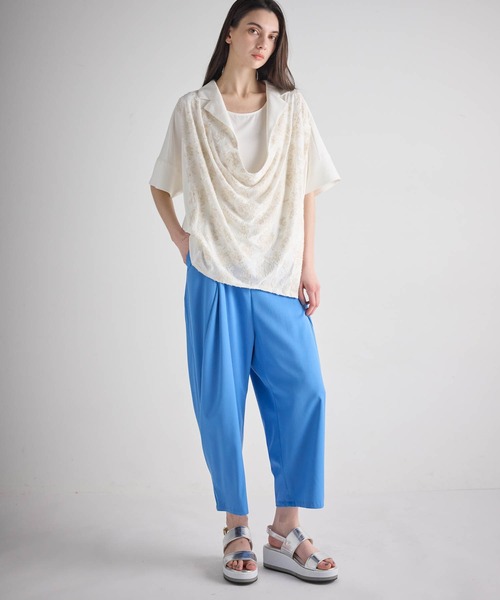 ATSURO TAYAMA（アツロウタヤマ）の「ストレッチパンツ（その他パンツ・レディース・ブルー・L/M）」の9枚目の写真