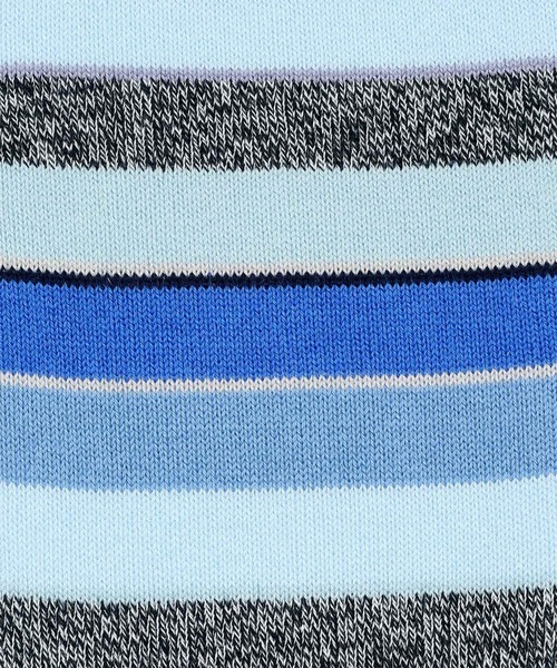 Paul Smith（ポールスミス）の「マルチストライプ ソックス【160636 CS】（ソックス/靴下・メンズ・ネイビー/ライトインディゴブルー・25-27）」の4枚目の写真