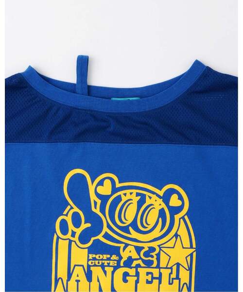 エンジェルブルー】ナカムラくんオフショルゲームシャツ（Tシャツ