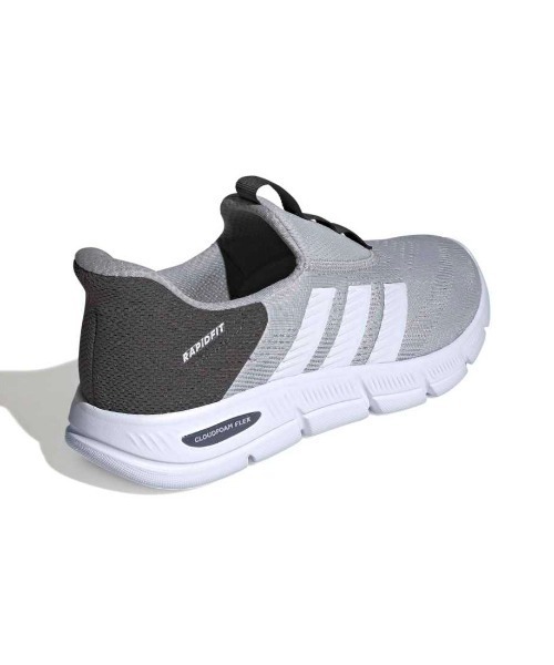 adidas(アディダス)の「アディダス adidas CLOUDFOAMフレックス ラウンジ ラピッドフィット(スニーカー・メンズ・グレー・27.5cm/28.0cm/25.0cm/25.5cm/26.0cm/26.5cm/27.0cm)」の4枚目の写真