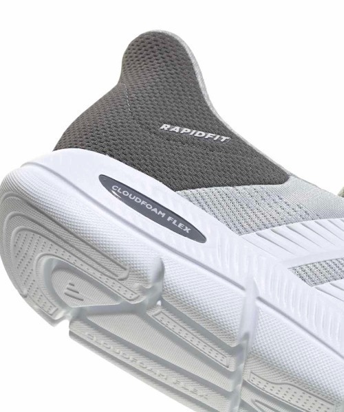 adidas(アディダス)の「アディダス adidas CLOUDFOAMフレックス ラウンジ ラピッドフィット(スニーカー・メンズ・グレー・27.5cm/28.0cm/25.0cm/25.5cm/26.0cm/26.5cm/27.0cm)」の8枚目の写真