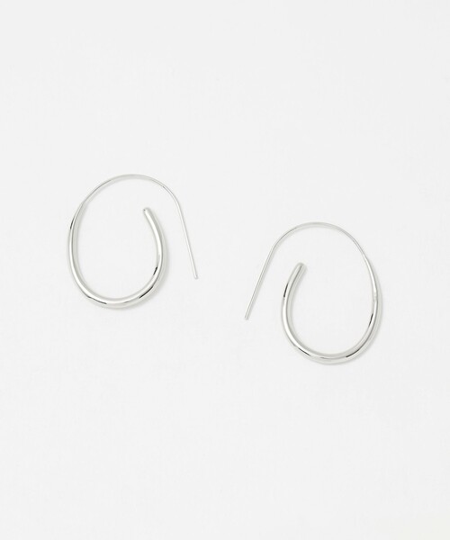 UNITED ARROWS(ユナイテッドアローズ)の「フック フープピアス(ピアス(両耳用)・レディース・ゴールド/シルバー・FREE)」の2枚目の写真