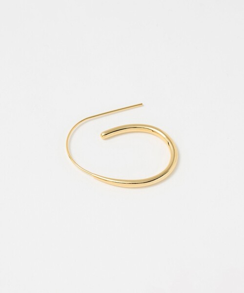 UNITED ARROWS(ユナイテッドアローズ)の「フック フープピアス(ピアス(両耳用)・レディース・ゴールド/シルバー・FREE)」の3枚目の写真