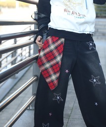 HOOK（フック）の「HOOK -select-　ループ付きチェック柄スカーフ（バンダナ/スカーフ）」