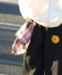 HOOK（フック）の「HOOK -select-　ループ付きチェック柄スカーフ（バンダナ/スカーフ）」