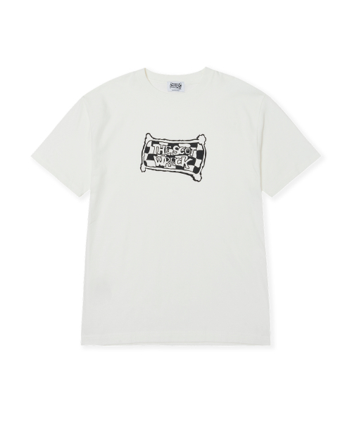 THE SCOT WRECK(ザ スコットレック)の「LOGO TEE (Ivory)(Tシャツ/カットソー・メンズ・アイボリー・X-LARGE/SMALL/MEDIUM/LARGE)」の1枚目の写真