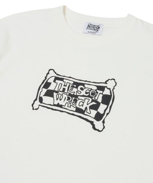 THE SCOT WRECK(ザ スコットレック)の「LOGO TEE (Ivory)(Tシャツ/カットソー・メンズ・アイボリー・X-LARGE/SMALL/MEDIUM/LARGE)」の3枚目の写真