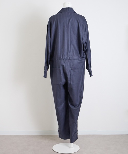 THE FLATS(ザフラッツ)の「ST:THE FLATS JUMP SUITS ザ フラッツ ジャンプスーツ(つなぎ/オールインワン・レディース・ネイビー・FREE)」の10枚目の写真