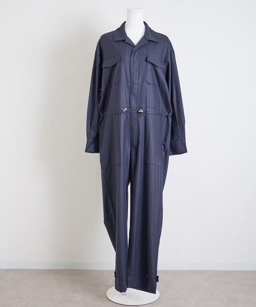 THE FLATS(ザフラッツ)の「ST:THE FLATS JUMP SUITS ザ フラッツ ジャンプスーツ(つなぎ/オールインワン・レディース・ネイビー・FREE)」の20枚目の写真