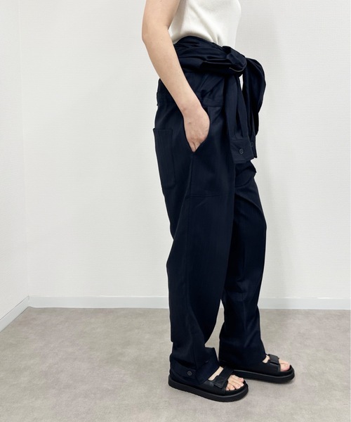 THE FLATS(ザフラッツ)の「ST:THE FLATS JUMP SUITS ザ フラッツ ジャンプスーツ(つなぎ/オールインワン・レディース・ネイビー・FREE)」の18枚目の写真