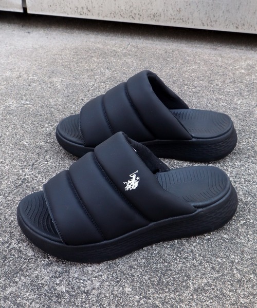 U.S. POLO ASSN.(ユーエスポロアッスン)の「【U.S. POLO ASSN./ユーエスポロアッスン】超軽量 パフィスライドサンダル(サンダル・レディース・ホワイト/グレー/カーキ/ブラック・24.5cm/22.5cm/23cm/23.5cm/24cm)」の8枚目の写真