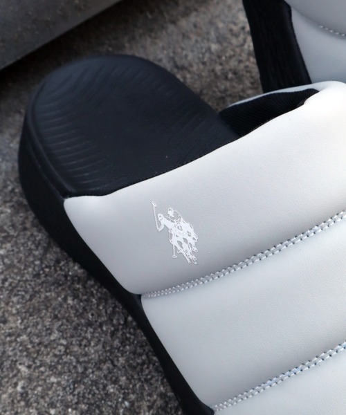U.S. POLO ASSN.(ユーエスポロアッスン)の「【U.S. POLO ASSN./ユーエスポロアッスン】超軽量 パフィスライドサンダル(サンダル・レディース・ホワイト/グレー/カーキ/ブラック・24.5cm/22.5cm/23cm/23.5cm/24cm)」の12枚目の写真