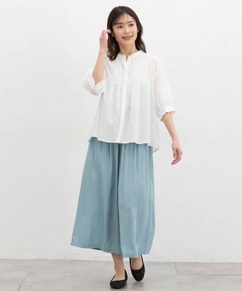 Honeys(ハニーズ)の「ロングガウチョパンツ(その他パンツ・レディース・スミクロ/ダークベージュ/ネイビー/ミント/ブラック系その他/ブラック・3L/L/LL/M/S)」の12枚目の写真