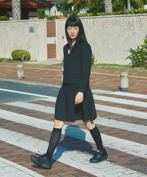 AFTERHOURS(アフターアワーズ)の「ESSENTIAL SINGLE JACKET (BLACK)(テーラードジャケット・レディース・ブラック・FREE)」の3枚目の写真