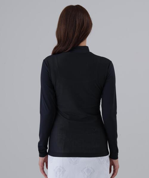St ANDREWS(セントアンドリュース)の「【St ANDREWS】【吸水速乾】【UVカット】TWINCOT UV×メッシュ長袖ハイネックインナー (WOMENS)(Tシャツ/カットソー・レディース・ブラック/ホワイト・S/L/M)」の5枚目の写真