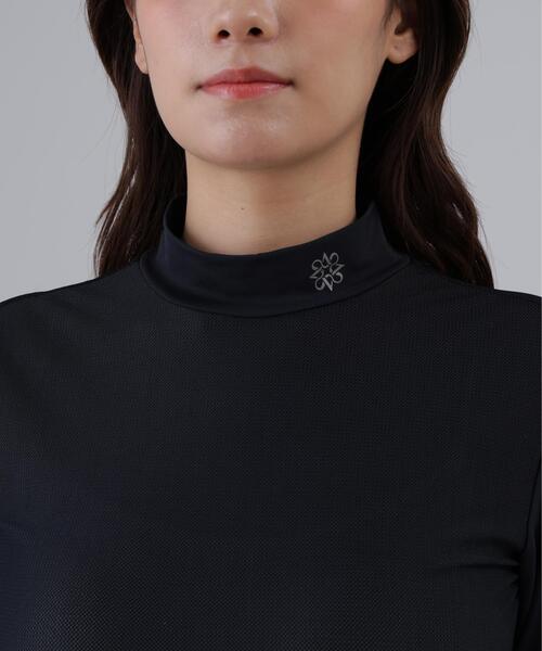 St ANDREWS(セントアンドリュース)の「【St ANDREWS】【吸水速乾】【UVカット】TWINCOT UV×メッシュ長袖ハイネックインナー (WOMENS)(Tシャツ/カットソー・レディース・ブラック/ホワイト・S/L/M)」の6枚目の写真