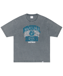 LAYERED ARCH GRAPHIC T-SHIRT - WASHED CHARCOAL
