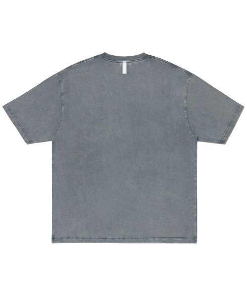 NOMANUAL(NOMANUAL)の「LAYERED ARCH GRAPHIC T-SHIRT - WASHED CHARCOAL(Tシャツ/カットソー・レディース・その他・LARGE/MEDIUM/X-LARGE/SMALL)」の2枚目の写真