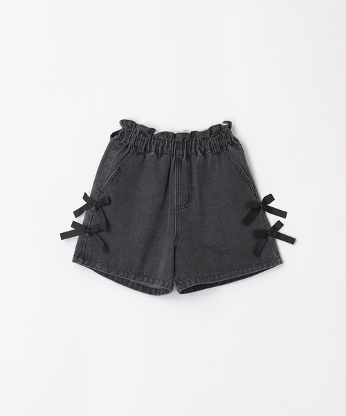 coca（coca）（コカ）の「キッズ　デニムリボンショートパンツ（デニムパンツ・キッズ・ブルー/ブラック・120/130/140/150）」の17枚目の写真