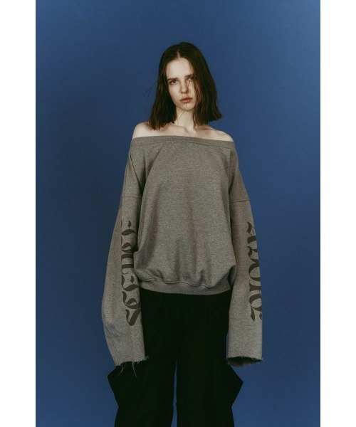 off shoulder vintage sweat（スウェット）｜Knuth Marf