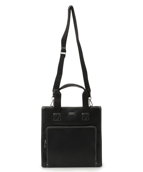 Guess（ゲス）の「BOSTON Tote トートバッグ ショルダーバッグ（トートバッグ・メンズ・ブラック・ONE SIZE）」の4枚目の写真