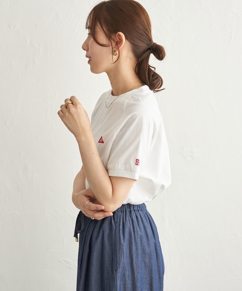 ikka（イッカ）の「【接触冷感】Healthknit Product ヘルスニットプロダクト 半袖Tシャツ（Tシャツ/カットソー・レディース・その他1/チャコール/ブラック/グレー/オフホワイト/ホワイト・L/M/S）」の11枚目の写真