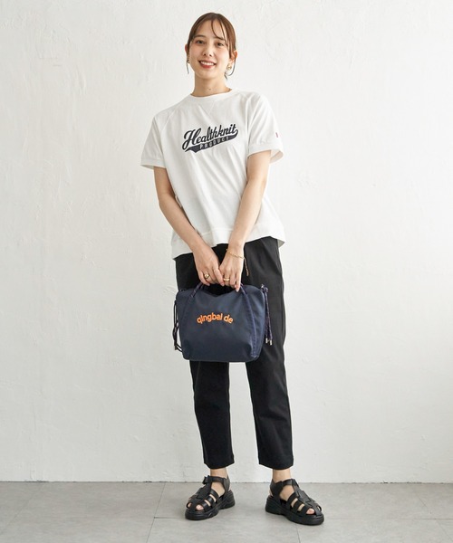 ikka（イッカ）の「【接触冷感】Healthknit Product ヘルスニットプロダクト 半袖Tシャツ（Tシャツ/カットソー・レディース・その他1/チャコール/ブラック/グレー/オフホワイト/ホワイト・L/M/S）」の8枚目の写真