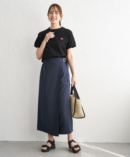 ikka（イッカ）の「【接触冷感】Healthknit Product ヘルスニットプロダクト 半袖Tシャツ（Tシャツ/カットソー・レディース・その他1/チャコール/ブラック/グレー/オフホワイト/ホワイト・L/M/S）」の17枚目の写真