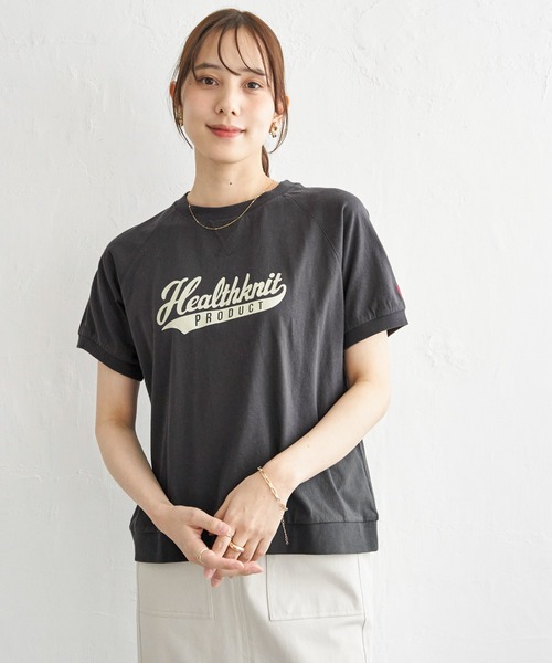 ikka（イッカ）の「【接触冷感】Healthknit Product ヘルスニットプロダクト 半袖Tシャツ（Tシャツ/カットソー・レディース・その他1/チャコール/ブラック/グレー/オフホワイト/ホワイト・L/M/S）」の21枚目の写真