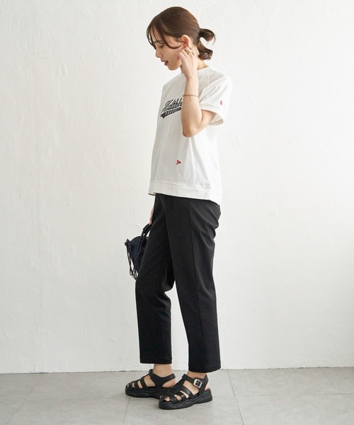 ikka（イッカ）の「【接触冷感】Healthknit Product ヘルスニットプロダクト 半袖Tシャツ（Tシャツ/カットソー・レディース・その他1/チャコール/ブラック/グレー/オフホワイト/ホワイト・L/M/S）」の9枚目の写真