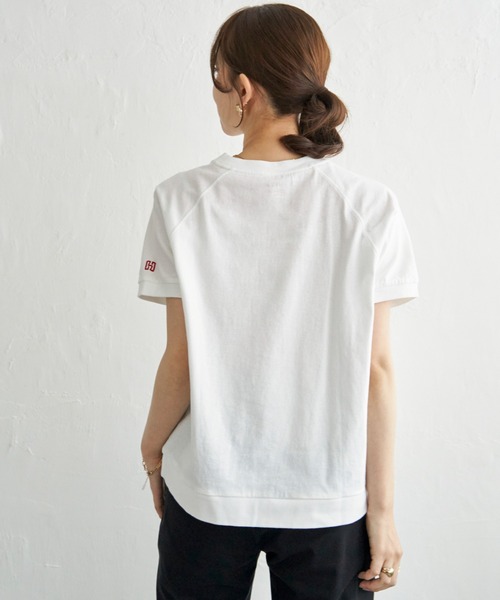 ikka（イッカ）の「【接触冷感】Healthknit Product ヘルスニットプロダクト 半袖Tシャツ（Tシャツ/カットソー・レディース・その他1/チャコール/ブラック/グレー/オフホワイト/ホワイト・L/M/S）」の7枚目の写真