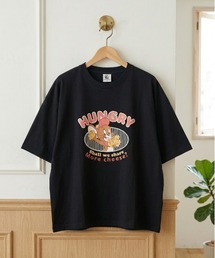 【TOM & JERRY/トムとジェリー】キャラクタープリント半袖Tシャツ(WIDEシルエット)