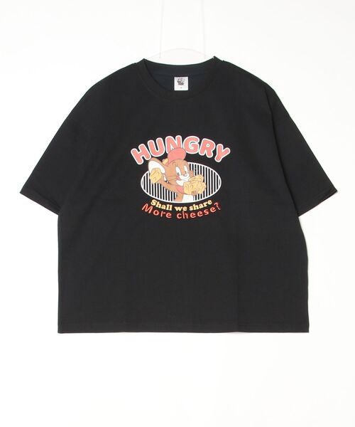 Tom&Jerry(トムアンドジェリー)の「【TOM & JERRY/トムとジェリー】キャラクタープリント半袖Tシャツ(WIDEシルエット)(Tシャツ/カットソー・レディース・サックスブルー/ブラック/ピンク/ライトグレー・LARGE/MEDIUM)」の22枚目の写真