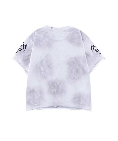 SUPPLIER(サプライヤー)の「Tシャツ|Distressed Pierced Tee V2|SUPPLIER(Tシャツ/カットソー・メンズ・ホワイト/ブラック・SMALL/MEDIUM/LARGE/X-LARGE/XX-LARGE)」の3枚目の写真