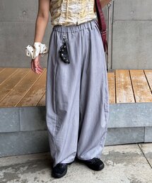CIAOPANIC（チャオパニック）の「（ストライプ・無地）ワイドバルーンイージースラックス（その他パンツ）」