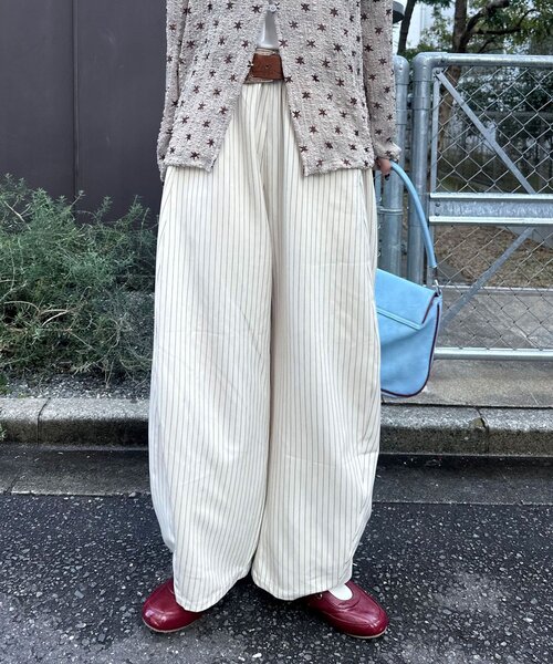 CIAOPANIC（チャオパニック）の「ワイドバルーンスラックス（その他パンツ・レディース・グレー/アイボリー/ブラック/ネイビー/ライトグレー・SMALL/MEDIUM）」の19枚目の写真