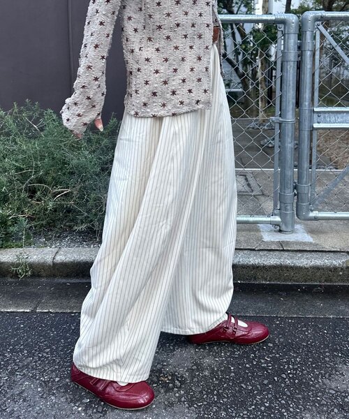 CIAOPANIC（チャオパニック）の「ワイドバルーンスラックス（その他パンツ・レディース・グレー/アイボリー/ブラック/ネイビー/ライトグレー・SMALL/MEDIUM）」の21枚目の写真