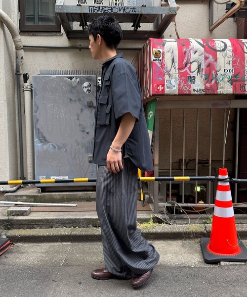 CIAOPANIC(チャオパニック)の「(ストライプ・無地)ワイドバルーンイージースラックス(その他パンツ・レディース・グレー/アイボリー/ブラック/ネイビー/ライトグレー・SMALL/MEDIUM/LARGE)」の12枚目の写真