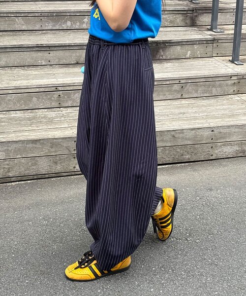 CIAOPANIC（チャオパニック）の「ワイドバルーンスラックス（その他パンツ・レディース・グレー/アイボリー/ブラック/ネイビー/ライトグレー・SMALL/MEDIUM）」の13枚目の写真