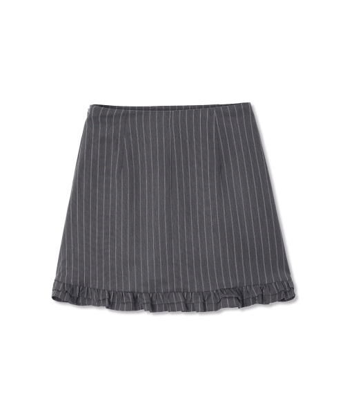 MICHIKO LONDON(ミチコ ロンドン)の「ストライプシャーリングミニスカートチャコール(スカート・レディース・その他・SMALL/MEDIUM/LARGE)」の6枚目の写真