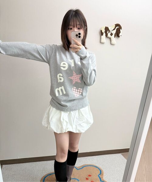 MUSINSA STANDARD WOMAN（ムシンサスタンダードウーマン）の「ウィメンズバルーンバンディングミニスカート[ホワイト]（スカート・レディース・その他・X-SMALL/SMALL/MEDIUM/LARGE）」の11枚目の写真