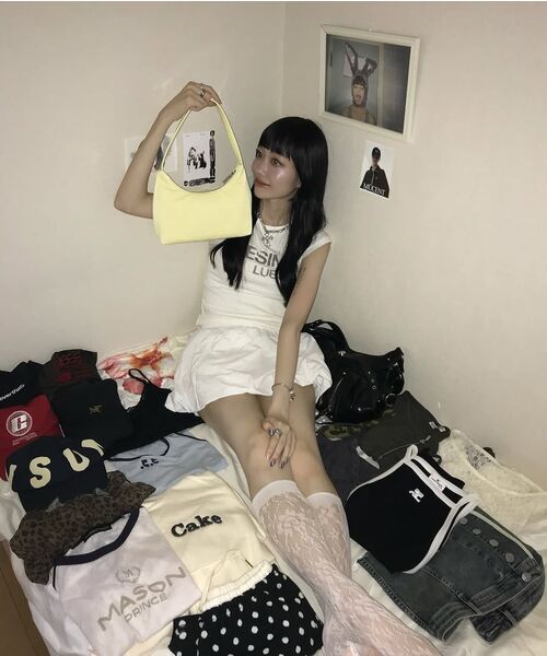 MUSINSA STANDARD WOMAN（ムシンサスタンダードウーマン）の「ウィメンズバルーンバンディングミニスカート[ホワイト]（スカート・レディース・その他・X-SMALL/SMALL/MEDIUM/LARGE）」の12枚目の写真