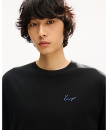 'KENZO Signature' エンブロイダリー Tシャツ イン コットン