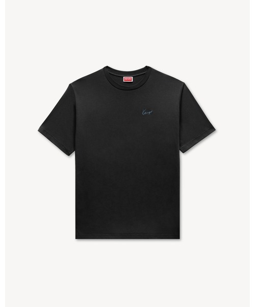 KENZO（ケンゾー）の「'KENZO Signature' エンブロイダリー Tシャツ イン コットン（Tシャツ/カットソー・メンズ・ブラック系その他5・MEDIUM/SMALL/LARGE/X-LARGE/XXX-LARGE/XX-LARGE/X-SMALL）」の6枚目の写真