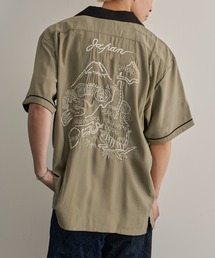 HOUSTON(�q���[�X�g��)�́yHOUSTON�zSOUVENIR SHIRT�iMAP)(�V���c/�u���E�X)