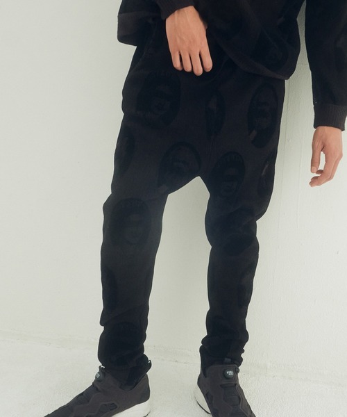 STOF（ストフ）の「Anarchy/Flocky Sarouel Skinny Pants（その他パンツ・メンズ・ブラック/ホワイト・M/S）」の2枚目の写真