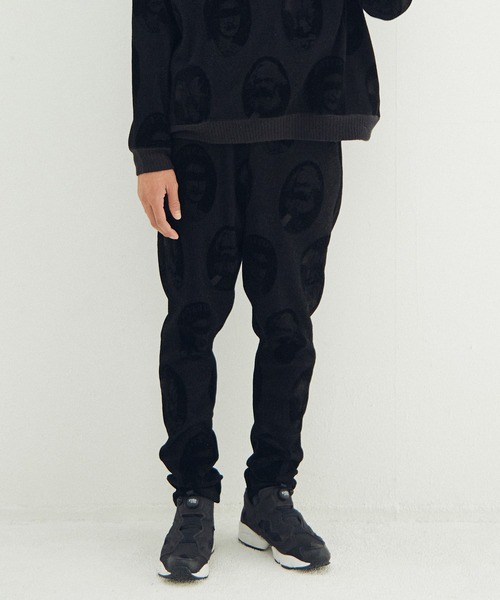 STOF（ストフ）の「Anarchy/Flocky Sarouel Skinny Pants（その他パンツ・メンズ・ブラック/ホワイト・M/S）」の10枚目の写真