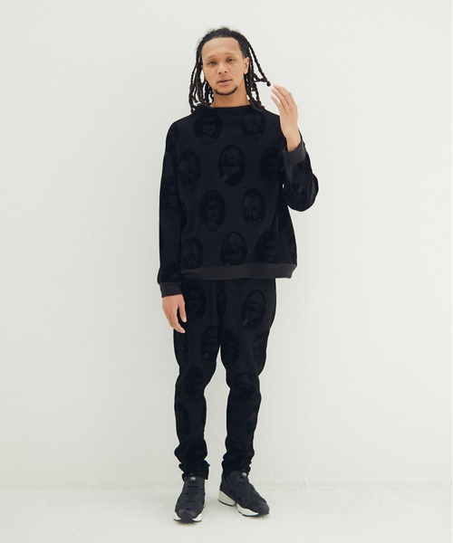STOF（ストフ）の「Anarchy/Flocky Sarouel Skinny Pants（その他パンツ・メンズ・ブラック/ホワイト・M/S）」の11枚目の写真