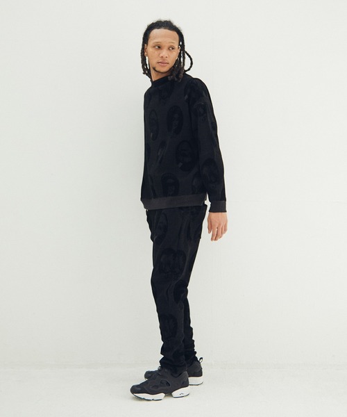 STOF（ストフ）の「Anarchy/Flocky Sarouel Skinny Pants（その他パンツ・メンズ・ブラック/ホワイト・M/S）」の12枚目の写真