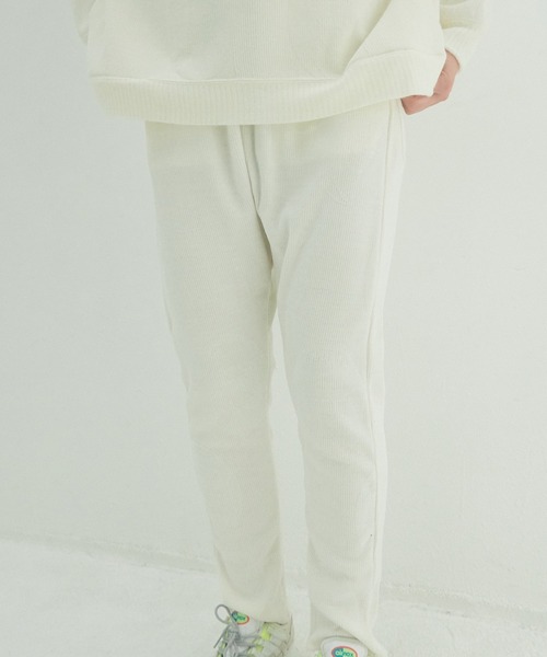 STOF（ストフ）の「Anarchy/Flocky Sarouel Skinny Pants（その他パンツ・メンズ・ブラック/ホワイト・M/S）」の3枚目の写真